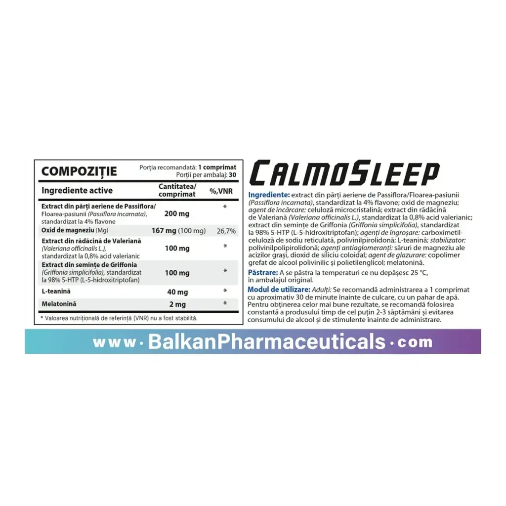CalmoSleep Tablets N30