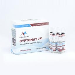 Cyptonat 250 - Testosterone Cypionate - Andro Medicals - Europe
