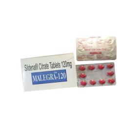 Malegra-120 - Sildenafil Citrate - Sunrise Remedies