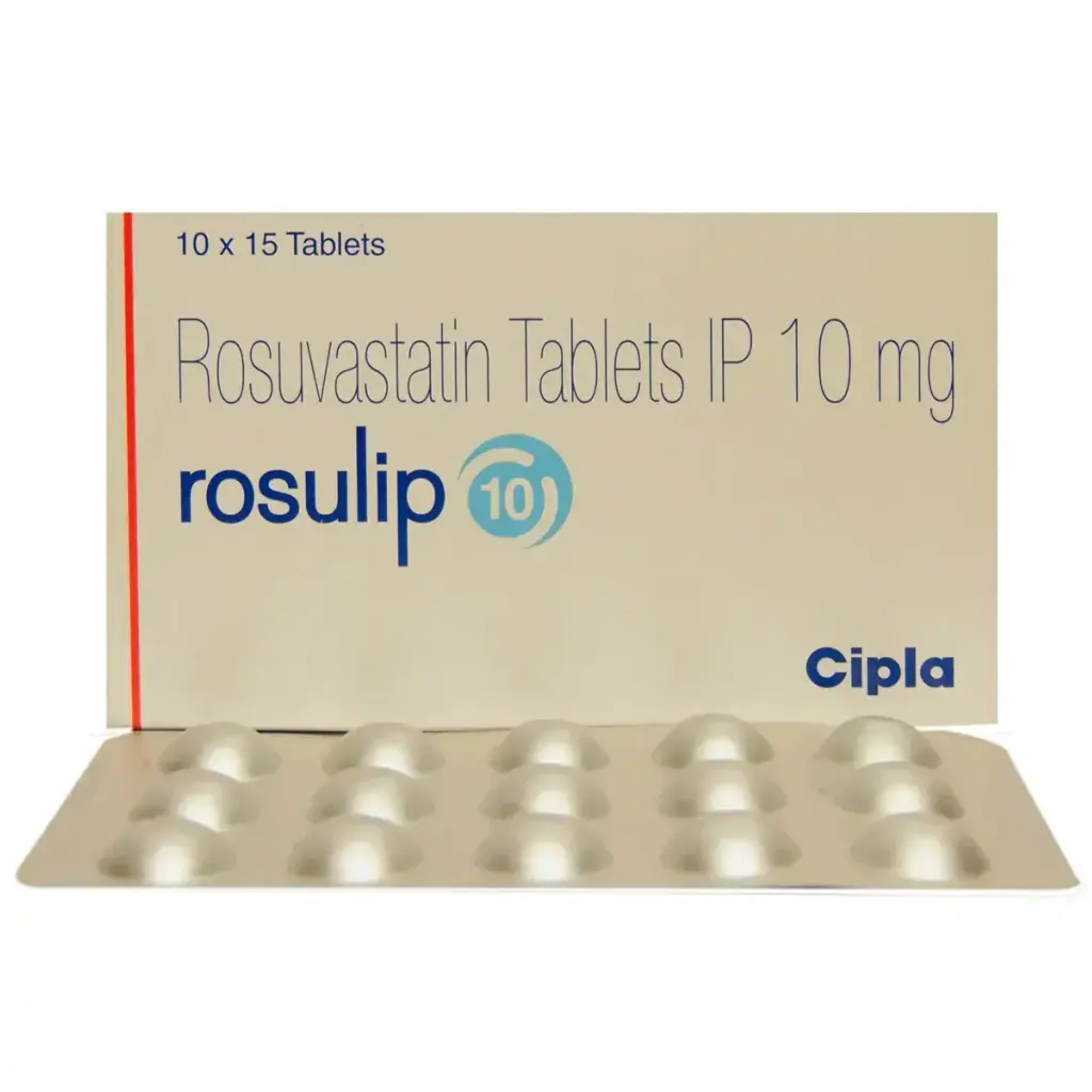 Rosulip rosuvastatin tablets pack