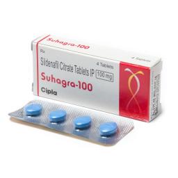 Suhagra-100 - Sildenafil Citrate - Cipla, India
