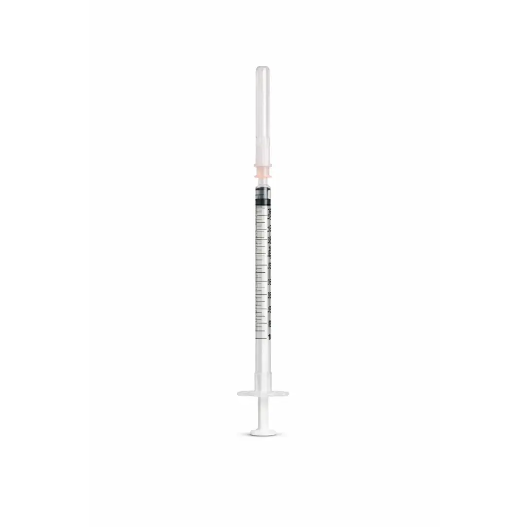 Syringe with needle 1 ml, 2 ml, 5 ml