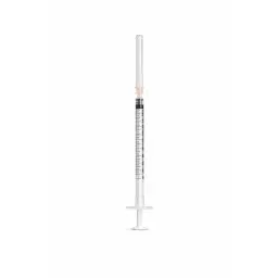 Syringe with needle 1 ml, 2 ml, 5 ml